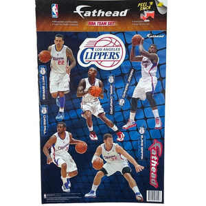 New LA Clippers Blake Griffin Chris Paul Basketball Fathead Team Wall Decals